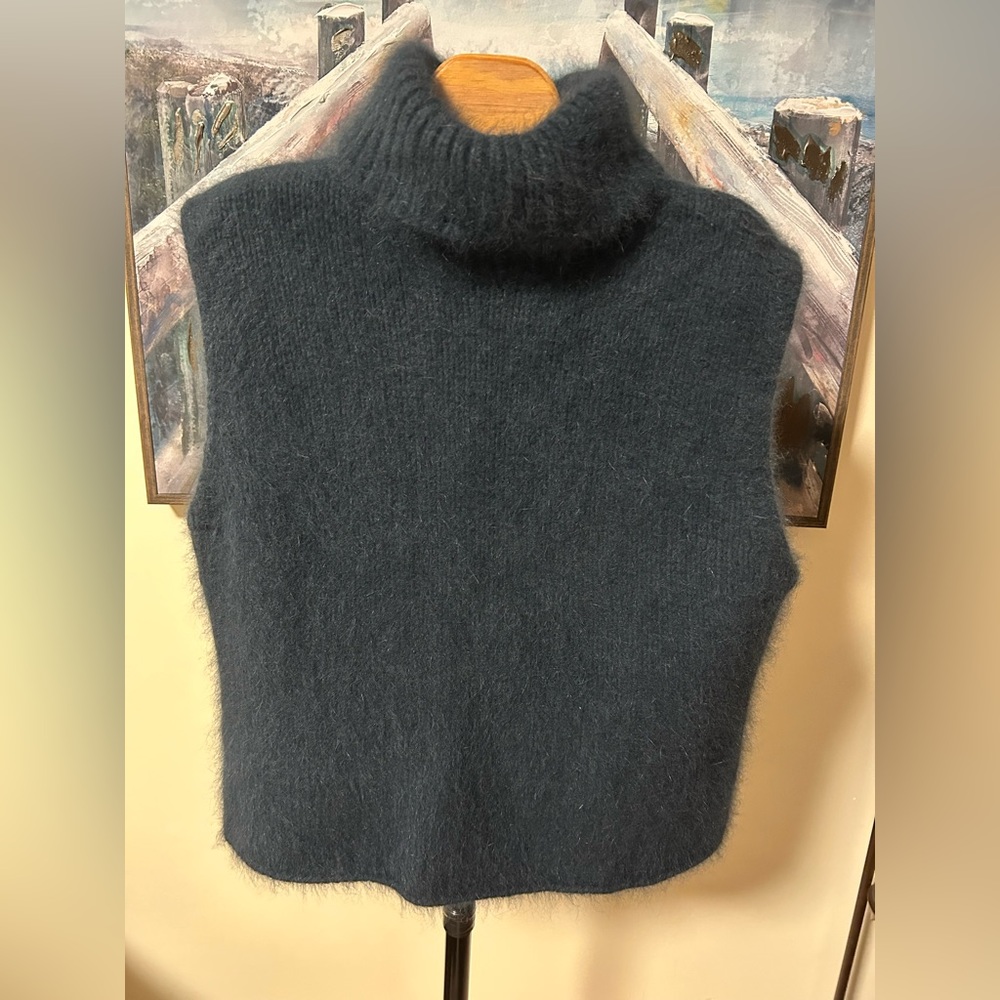 Angora Teal Sweater Tank by Jones New York XL